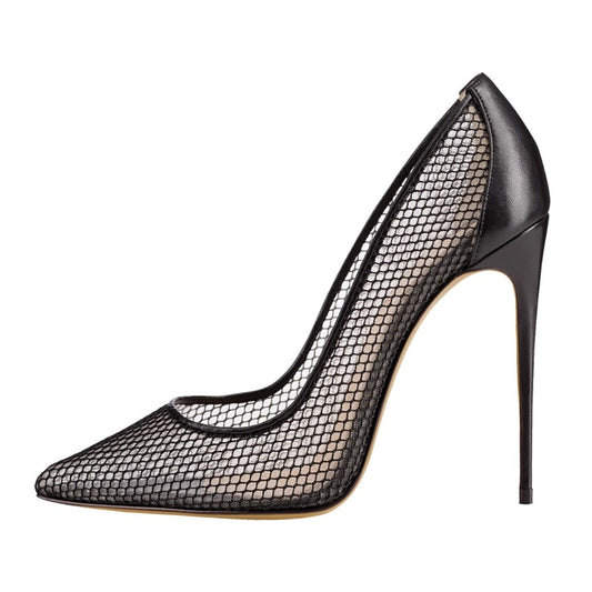 Pumps woemen high heels mesh shoes