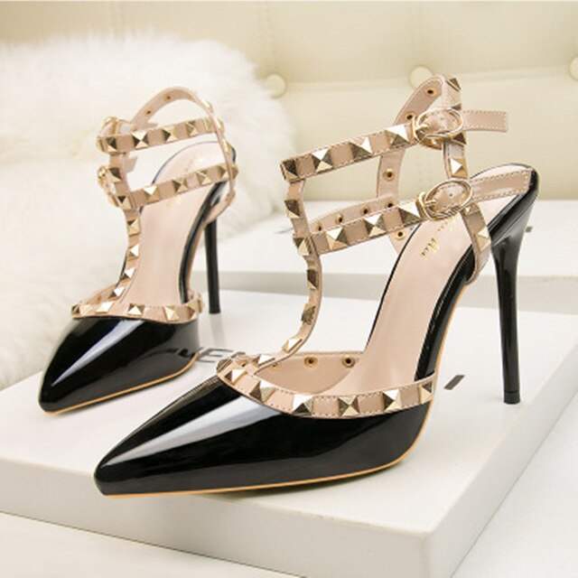 Sexy woman high heels sandals