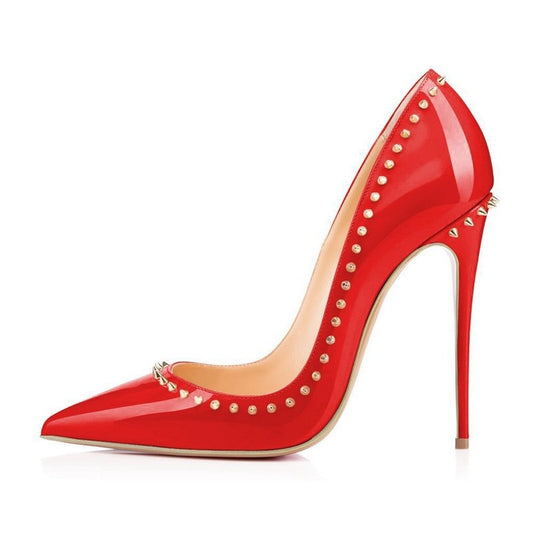 Stilettos High Rivet Ladies Pumps