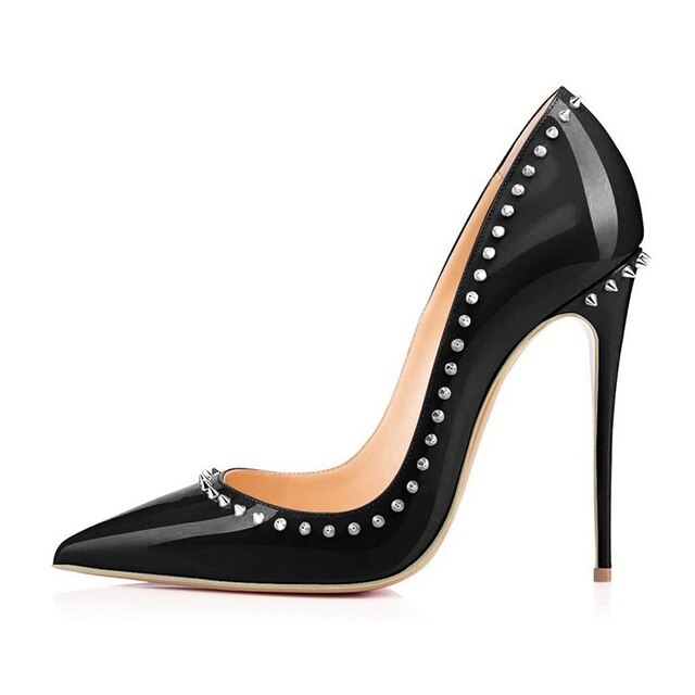 Stilettos High Rivet Ladies Pumps