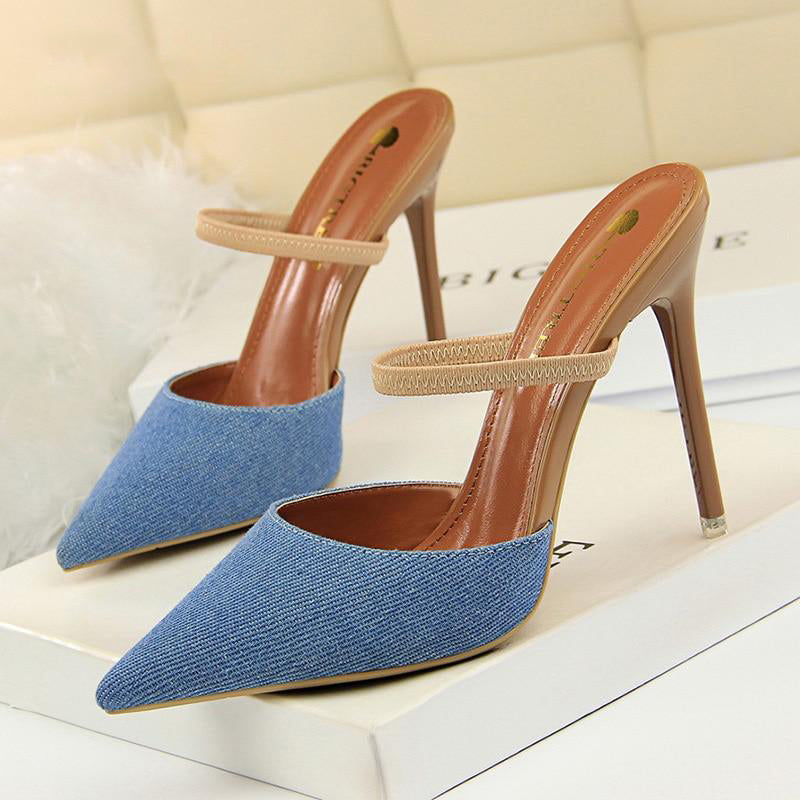 Classic women fashion hitten heels